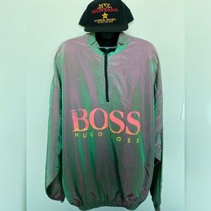 RARE Vintage Hugo Boss Iridescent Pullover
